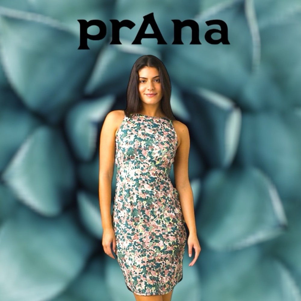 prAna Women's Emerald Lake Dress in White Garden